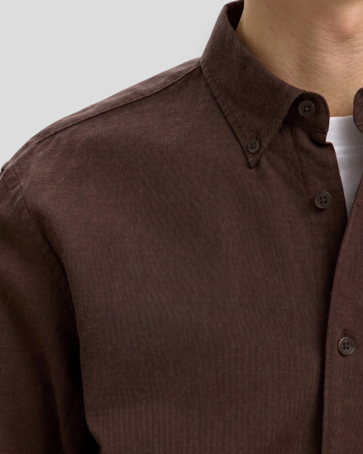 Cole-Jay Regular Melange LS Shirt - Delicioso Melange
