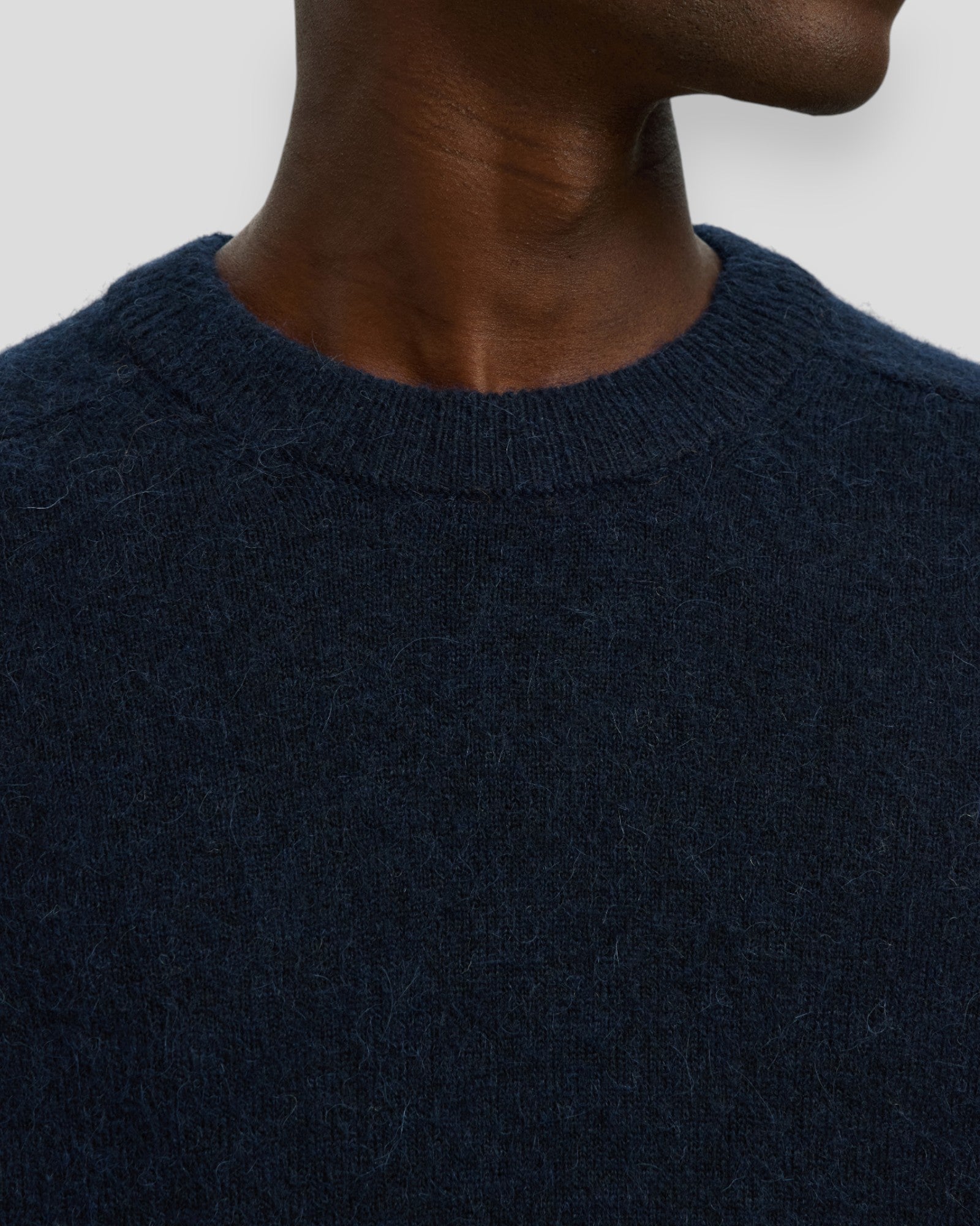 Rai LS Knit Crew Neck - Sky Captain