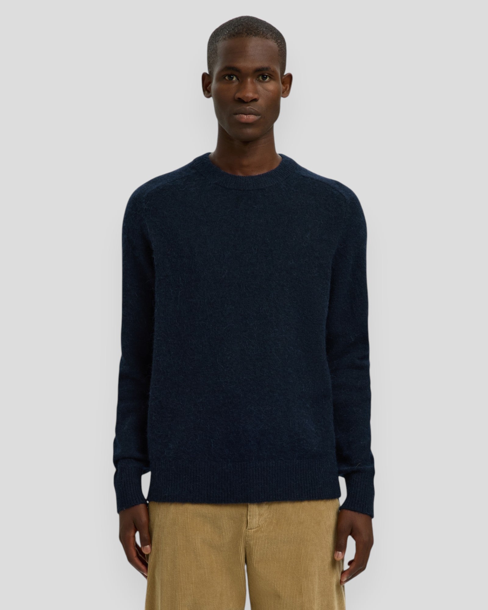 Rai LS Knit Crew Neck - Sky Captain