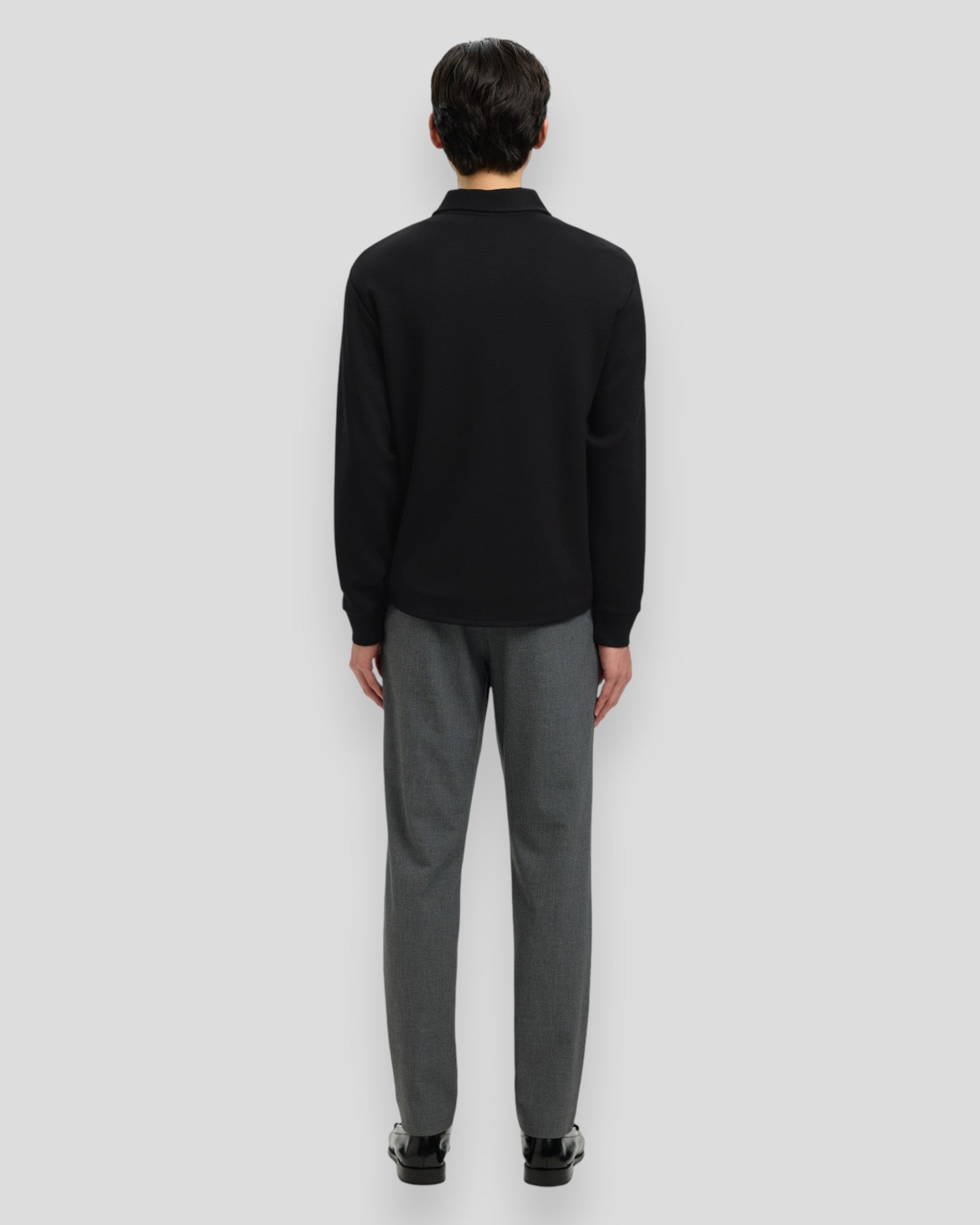 Emanuel Soft Full Zip Sweat - Black