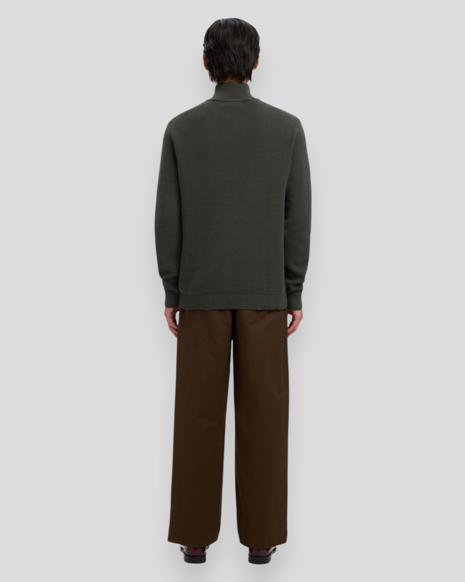 Dane Kint Structure Half Zip - Deep Forest