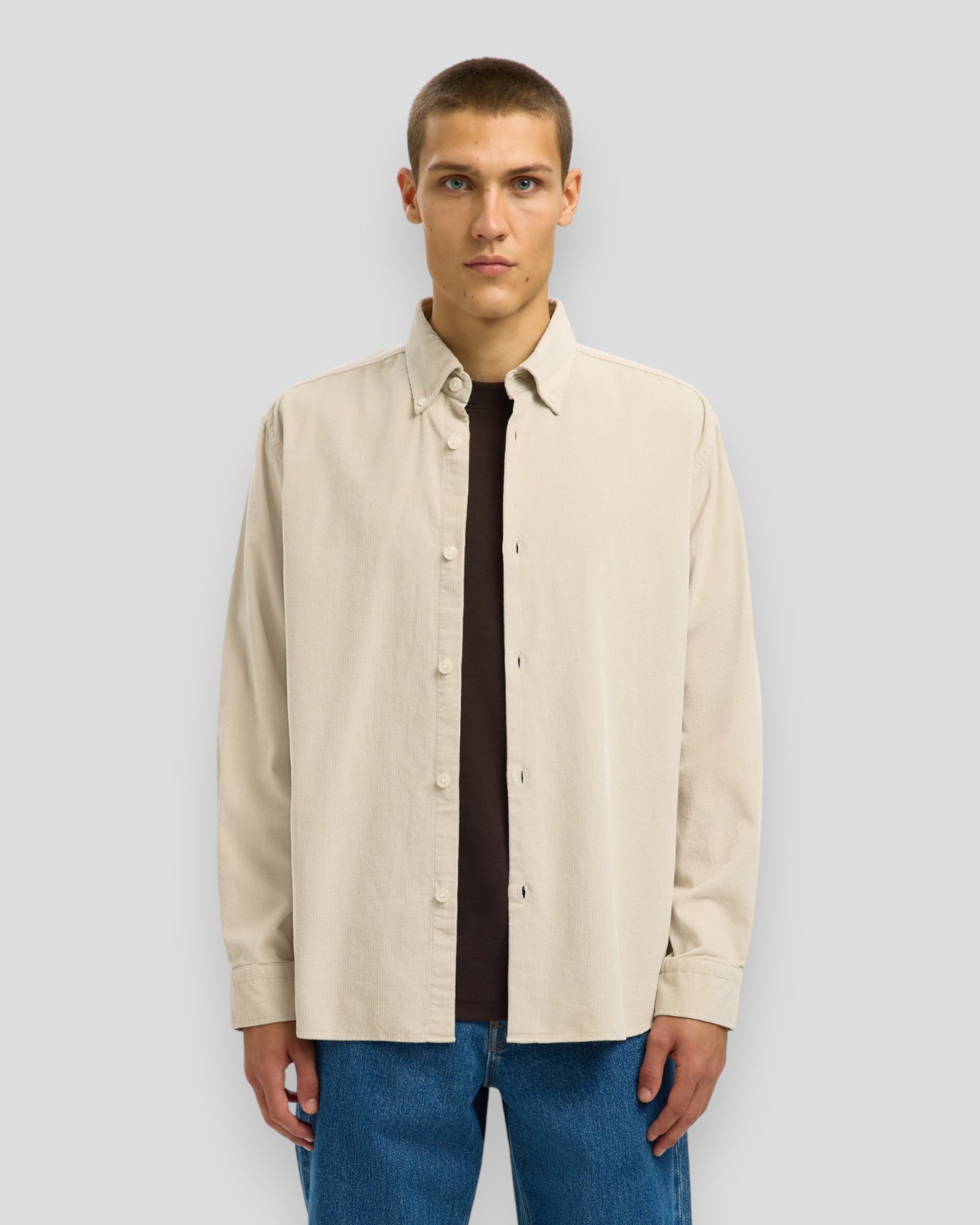 Regular Danni Cord BD LS Shirt - Moonstruck