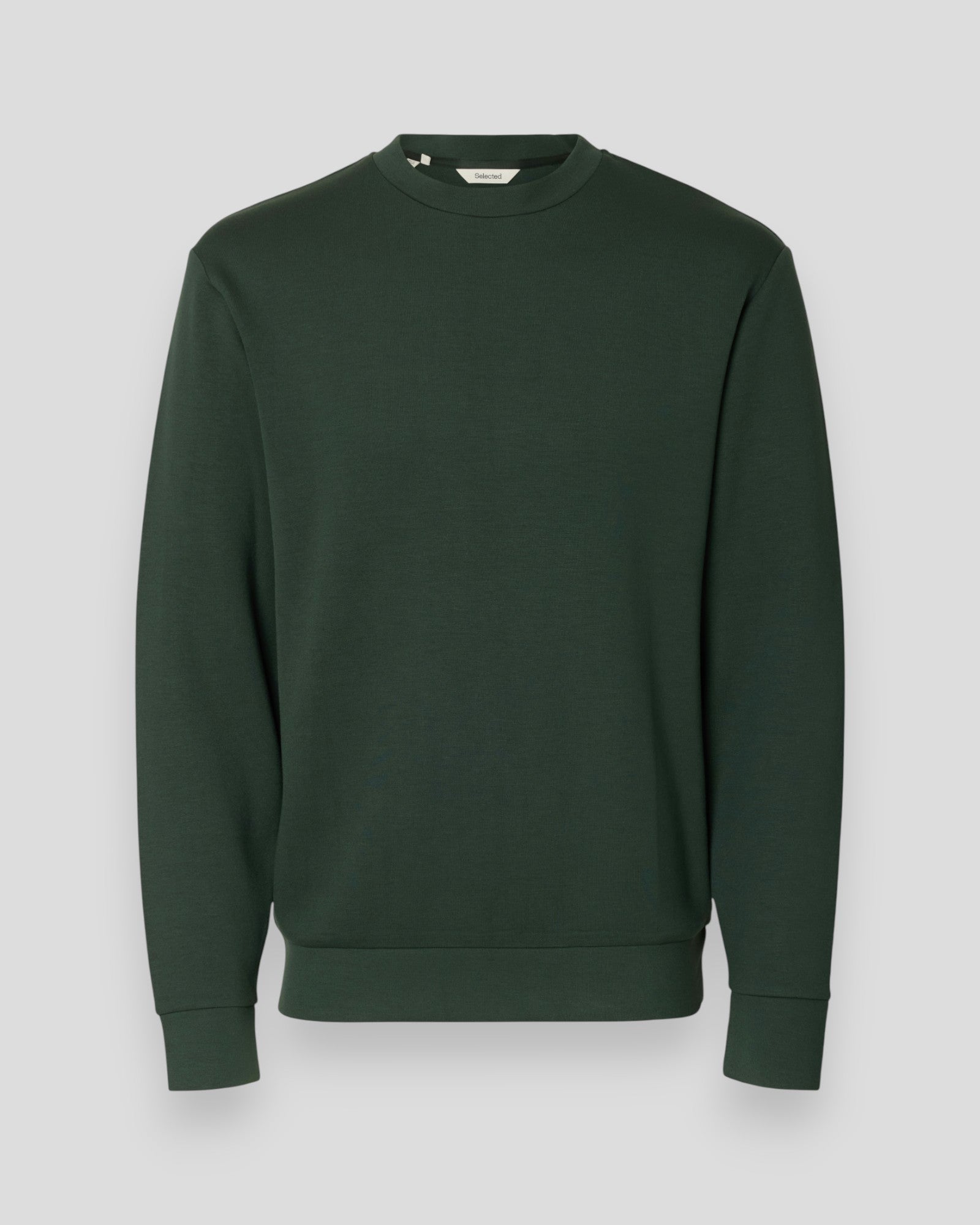 Emanuel Soft Crew Neck Sweat - Deep Forest