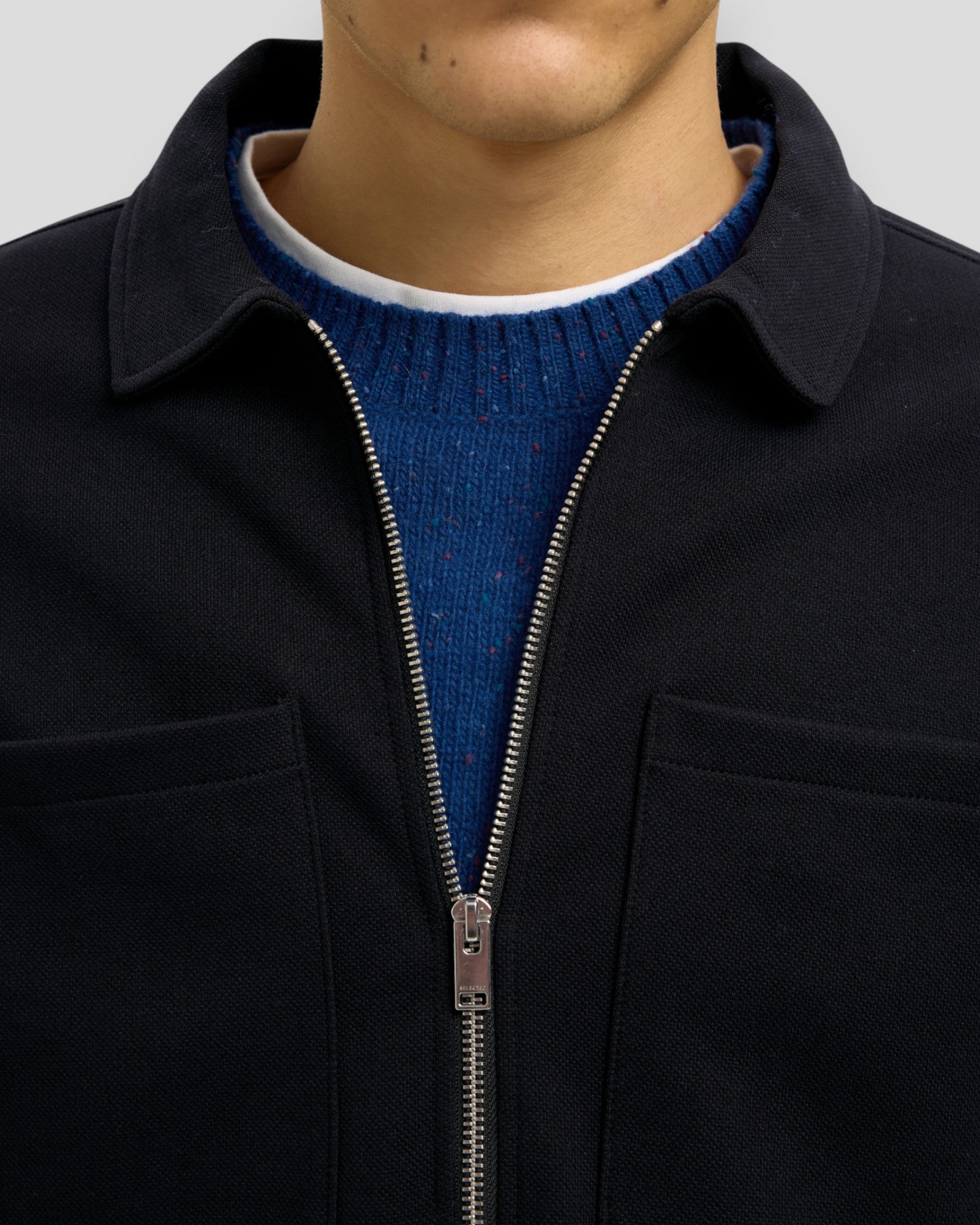 Jackie Sweat Zip Jacket - Black