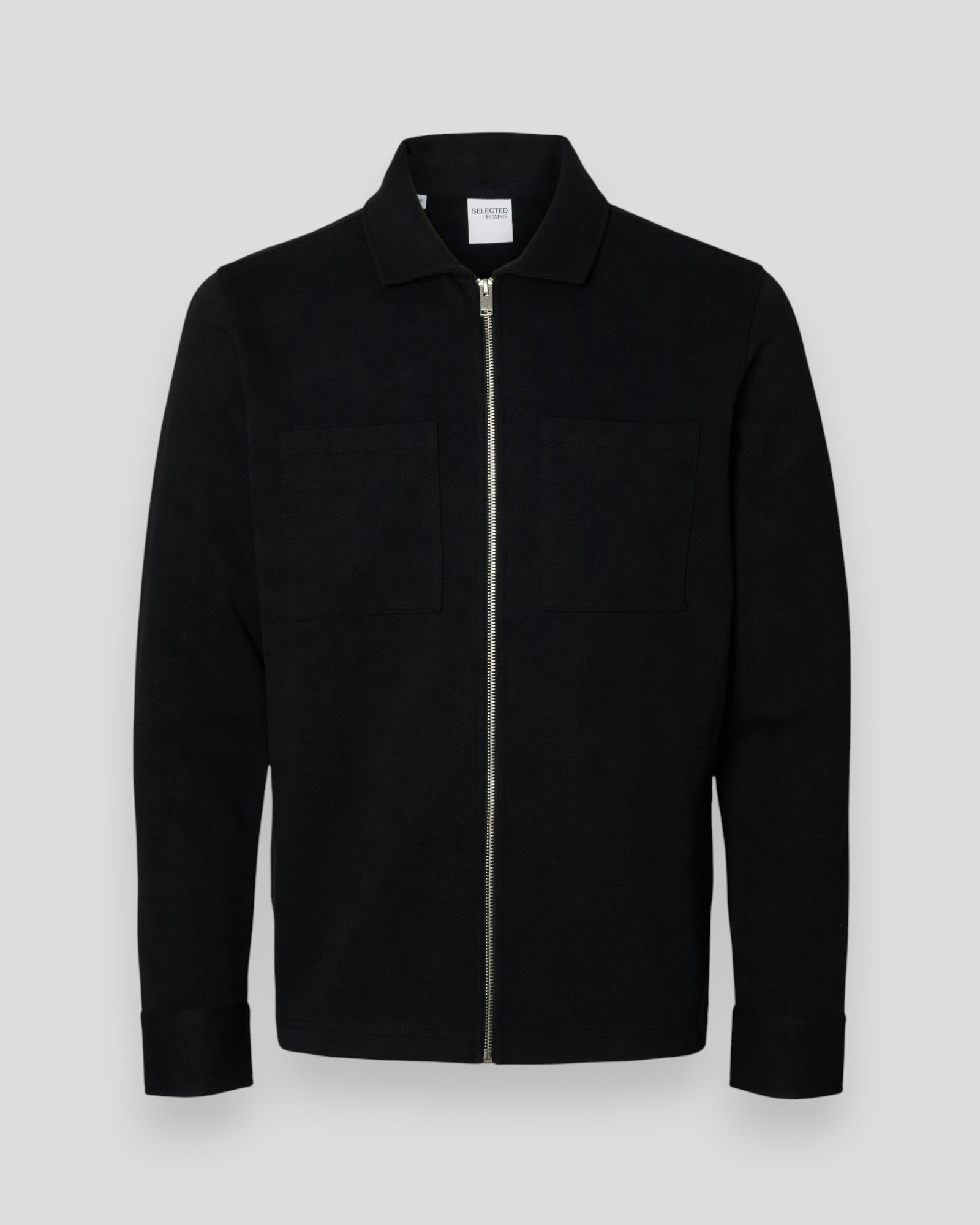 Jackie Sweat Zip Jacket - Black