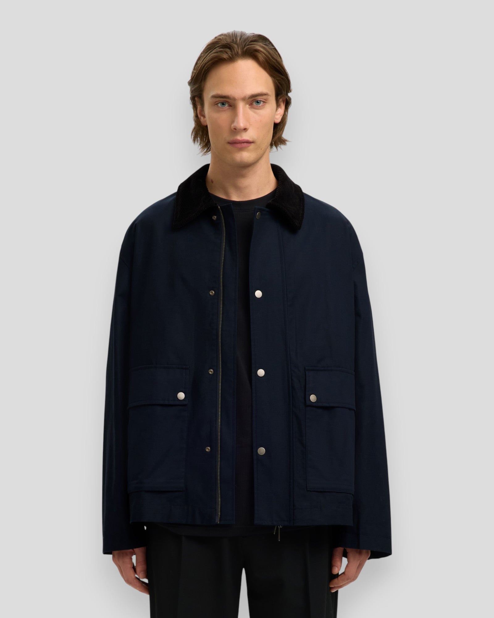 Kyle Cotton Jacket - Sky Captain