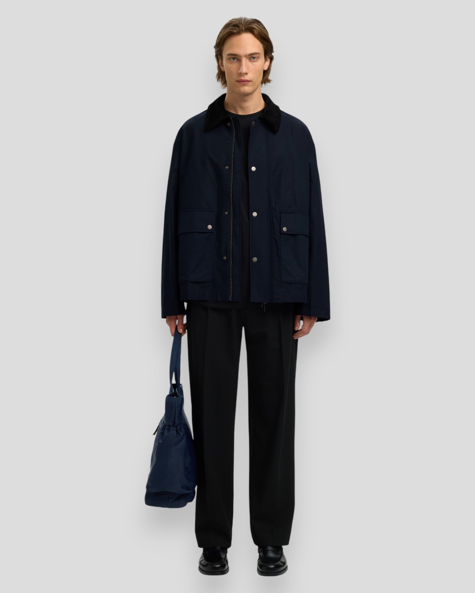 Kyle Cotton Jacket - Sky Captain