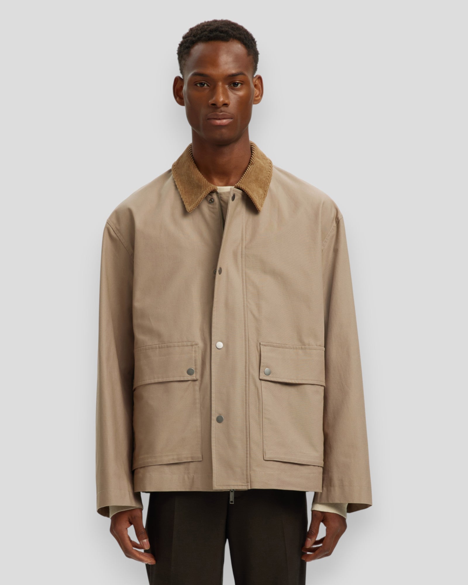 Kyle Cotton Jacket - Weathered Teak