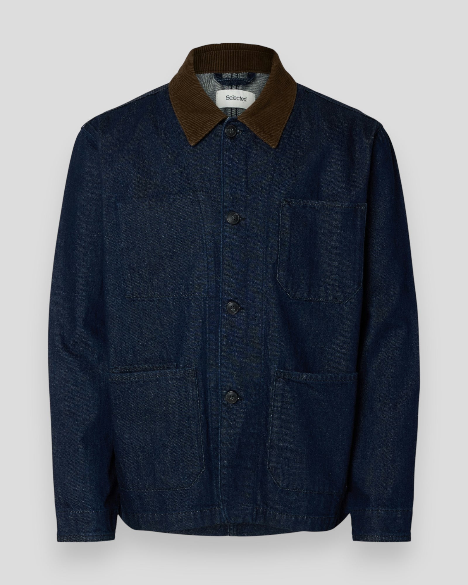 Regular-Landon Rinse 612 Denim Jacket - Dark Blue Denim
