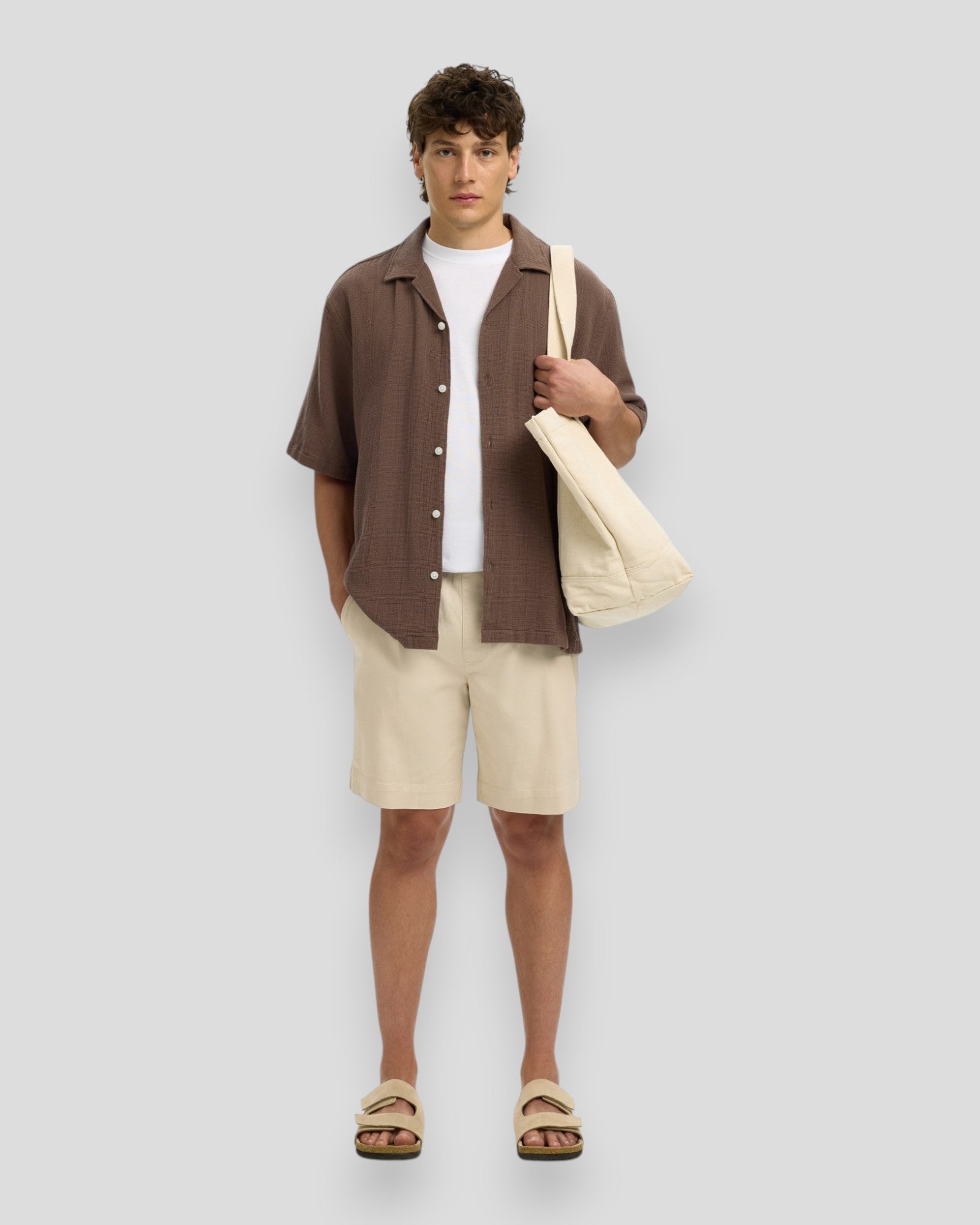 Relax Cal SS Shirt Resort - Chocolate Chip