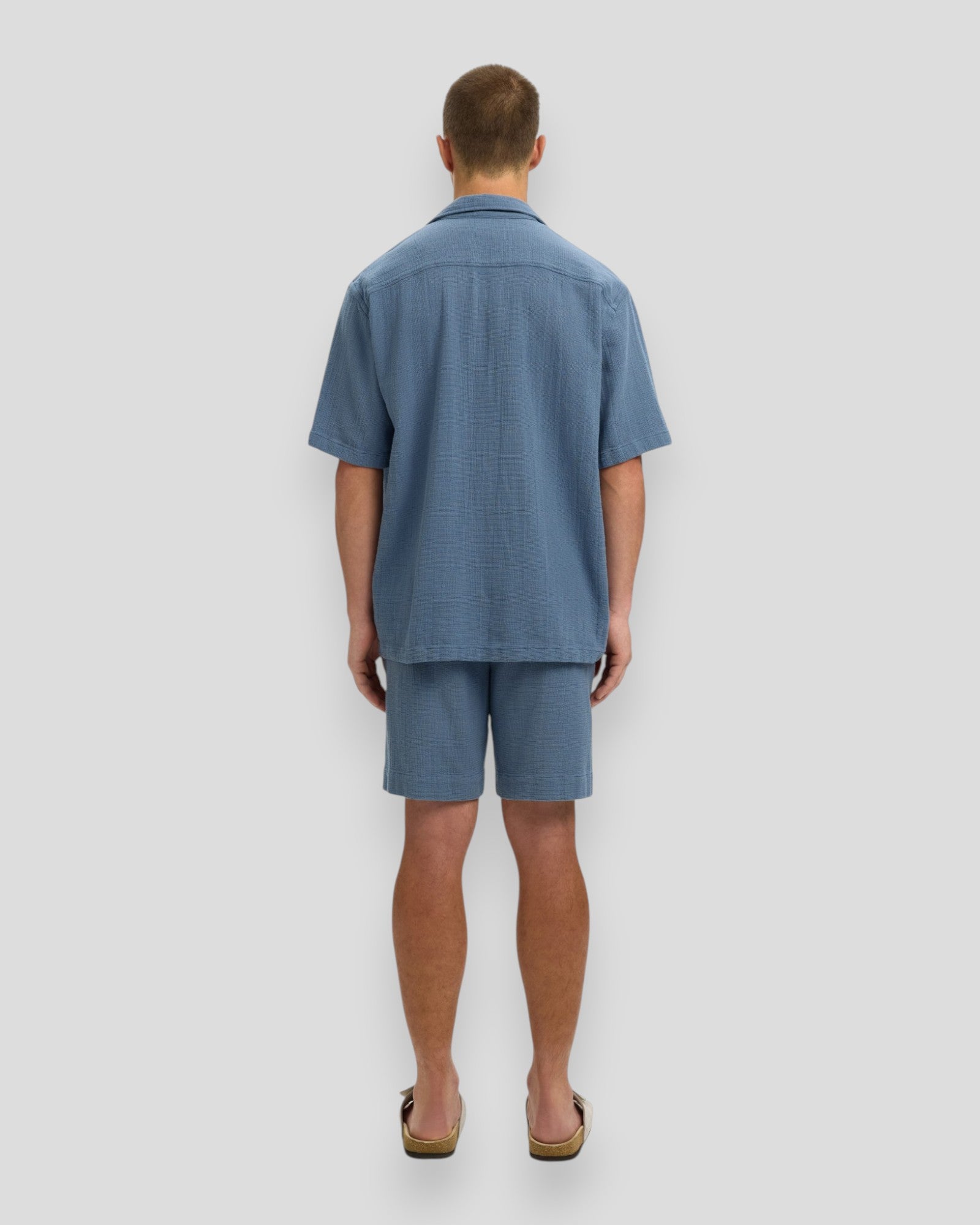 Relax Cal SS Shirt Resort - Blue Mirage