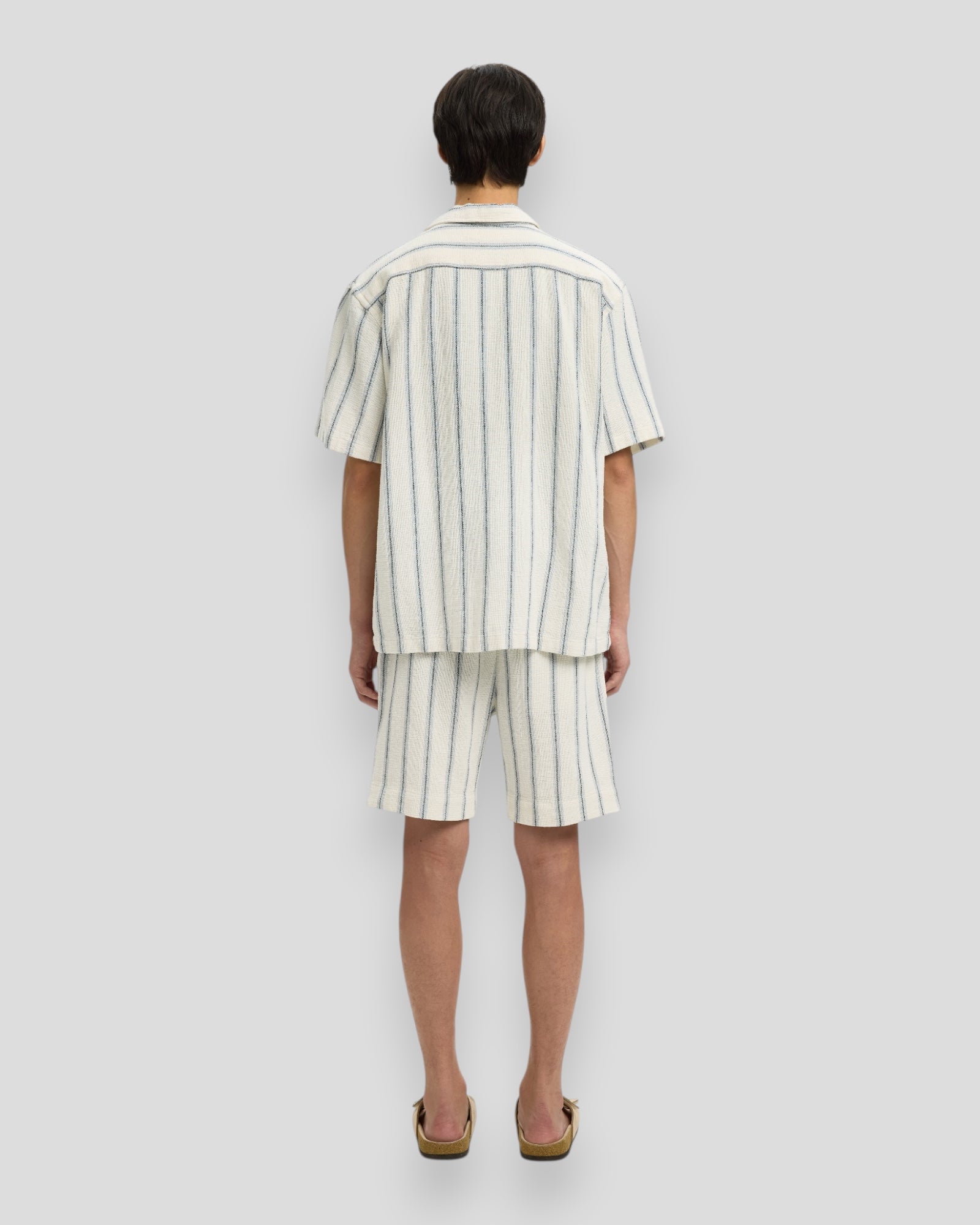 Relax Cal SS Shirt Resort - Egret/Skyway