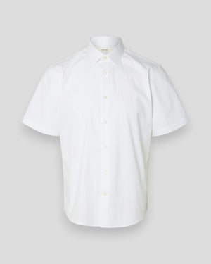 Claus-Perfomance Regular SS Shirt - Bright White Stripes/Green