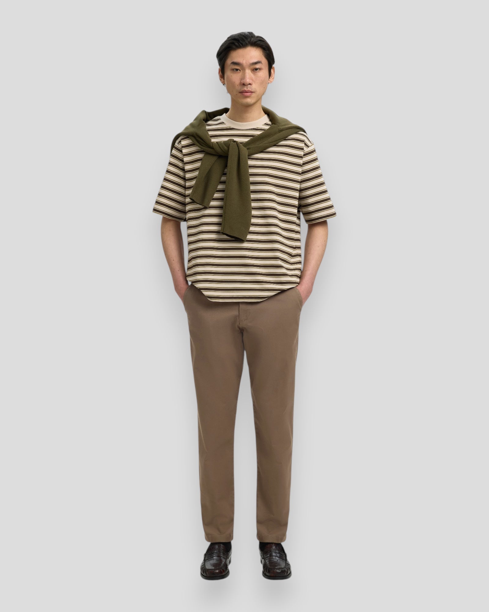 Slim New Miles Flex Pants - Chocolate Chip