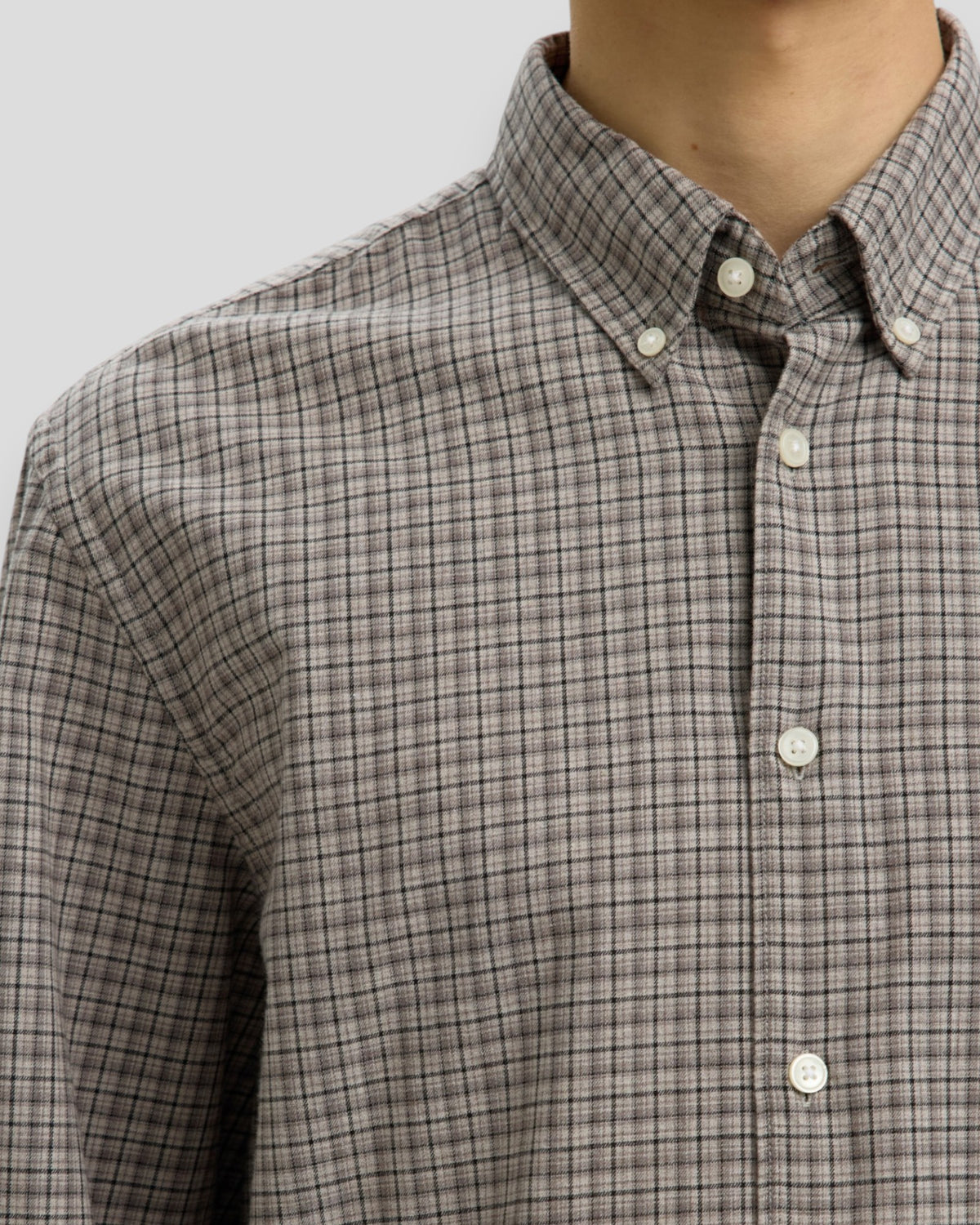 Cole-Jay Regular Melange LS Shirt - Paloma Checks Multi