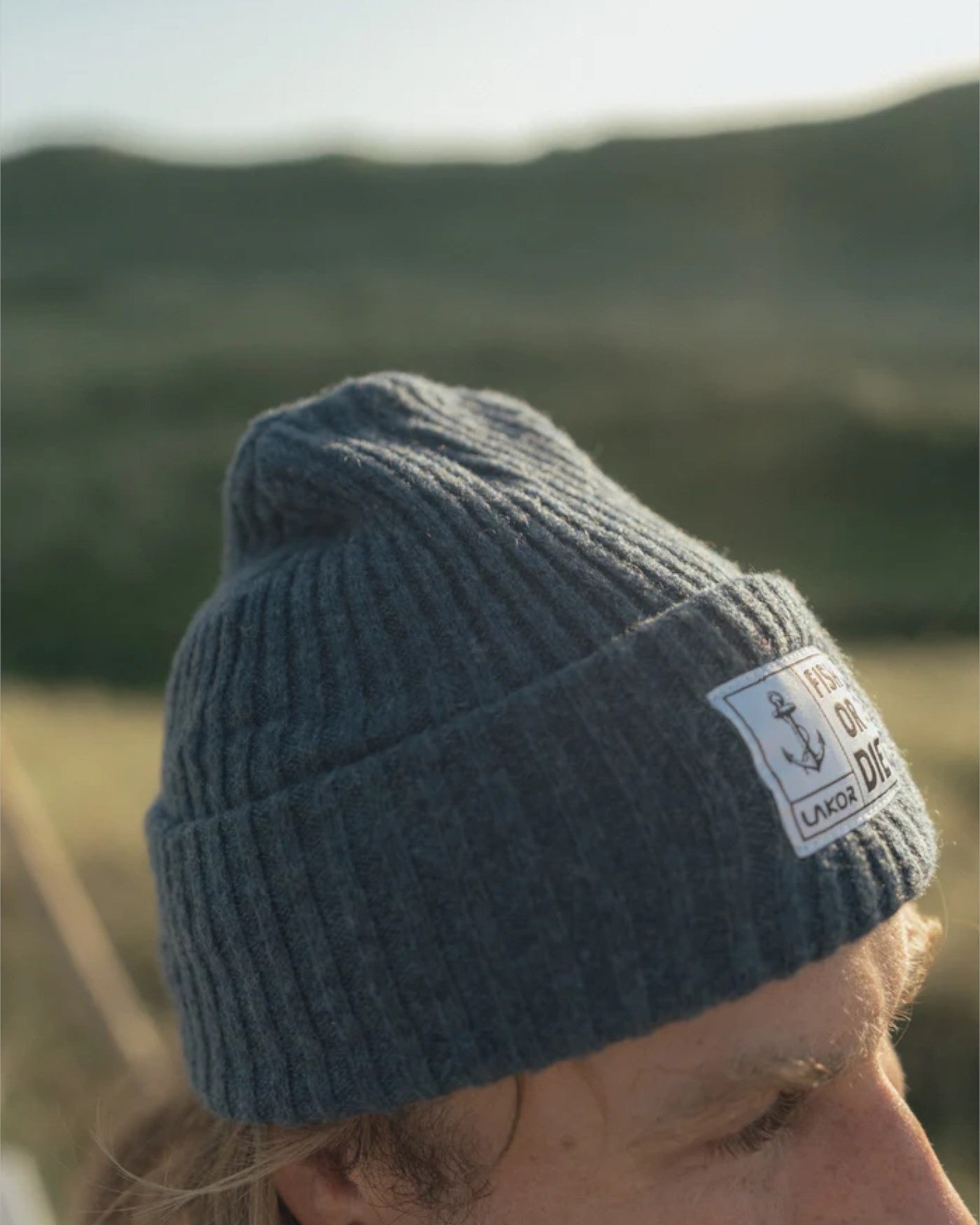 Fish or Die Beanie - Navy