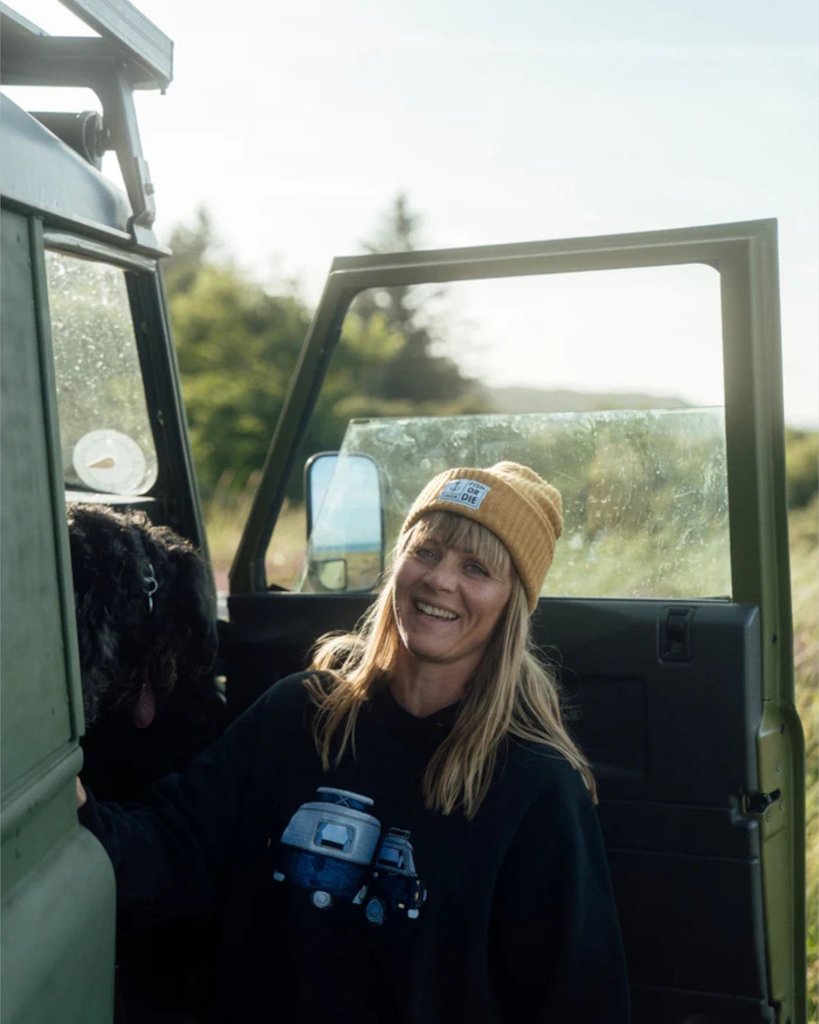 Fish or Die Beanie - Yellow