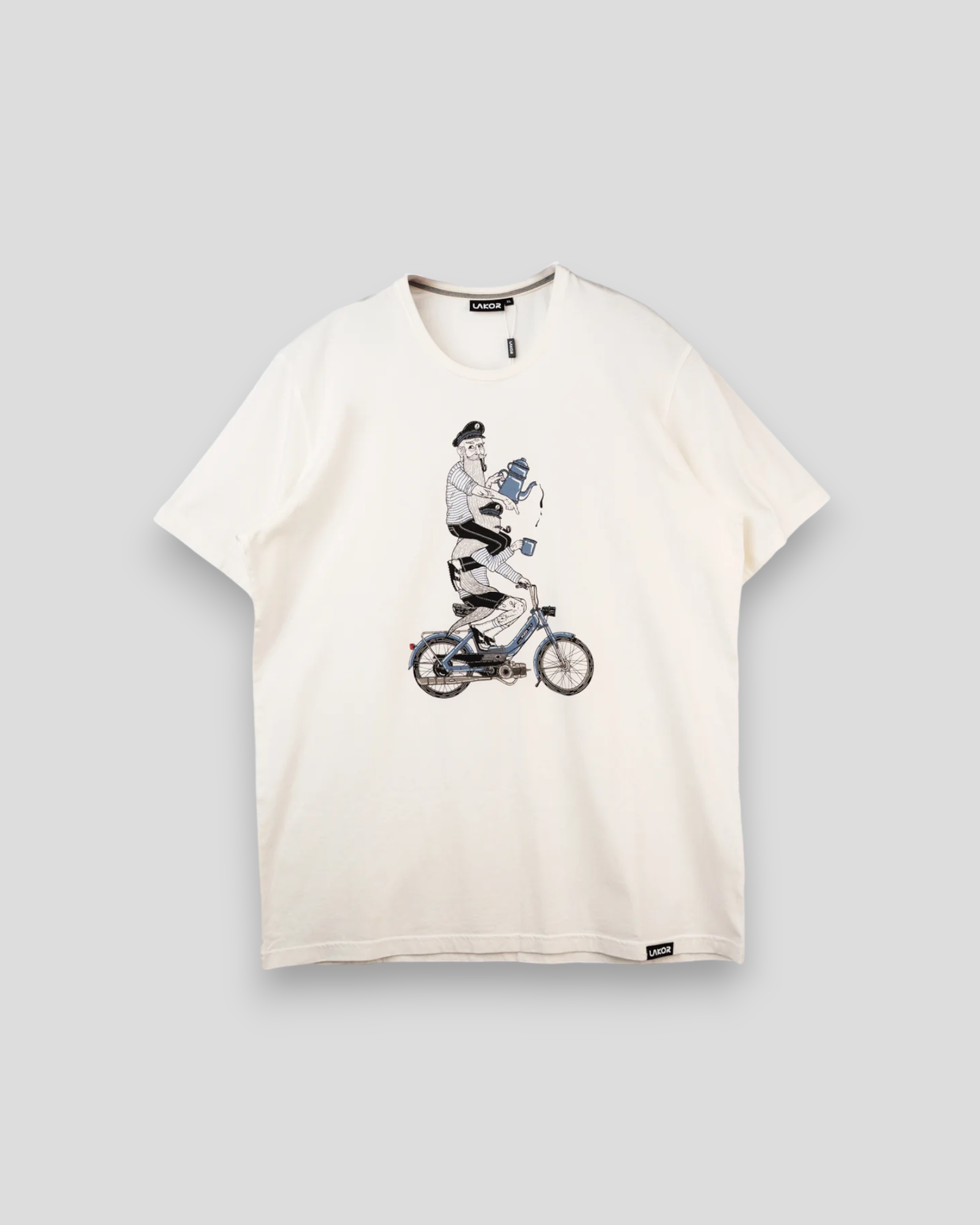 Hitching A Ride T-Shirt - Star White
