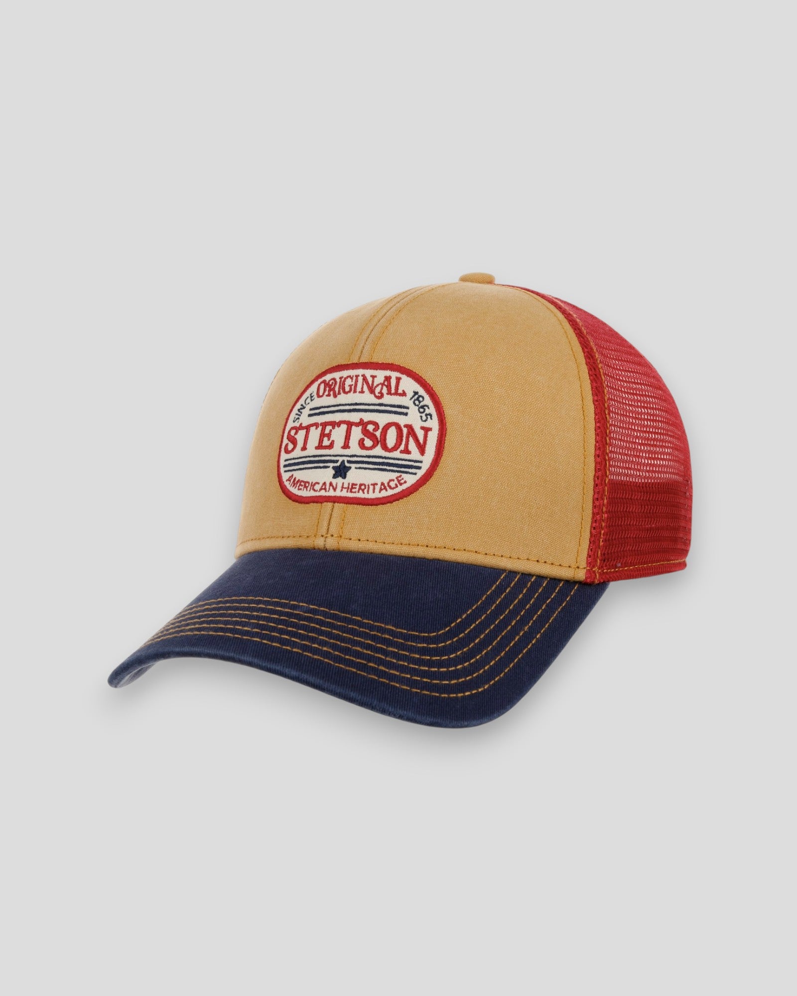 Baseball Cap Since 1865 - Brown/Red/Blue