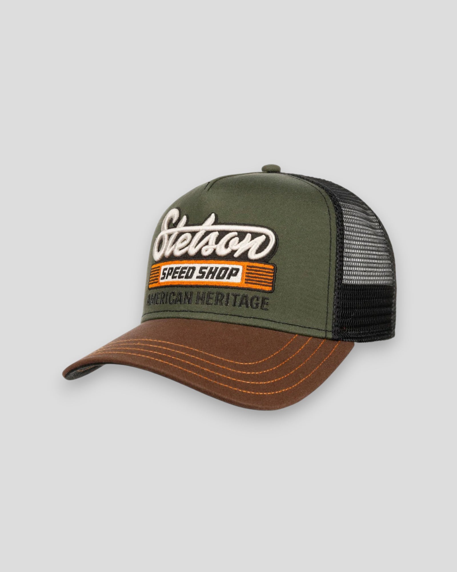 Trucker Cap Speed Shop - Chestnut/Olive