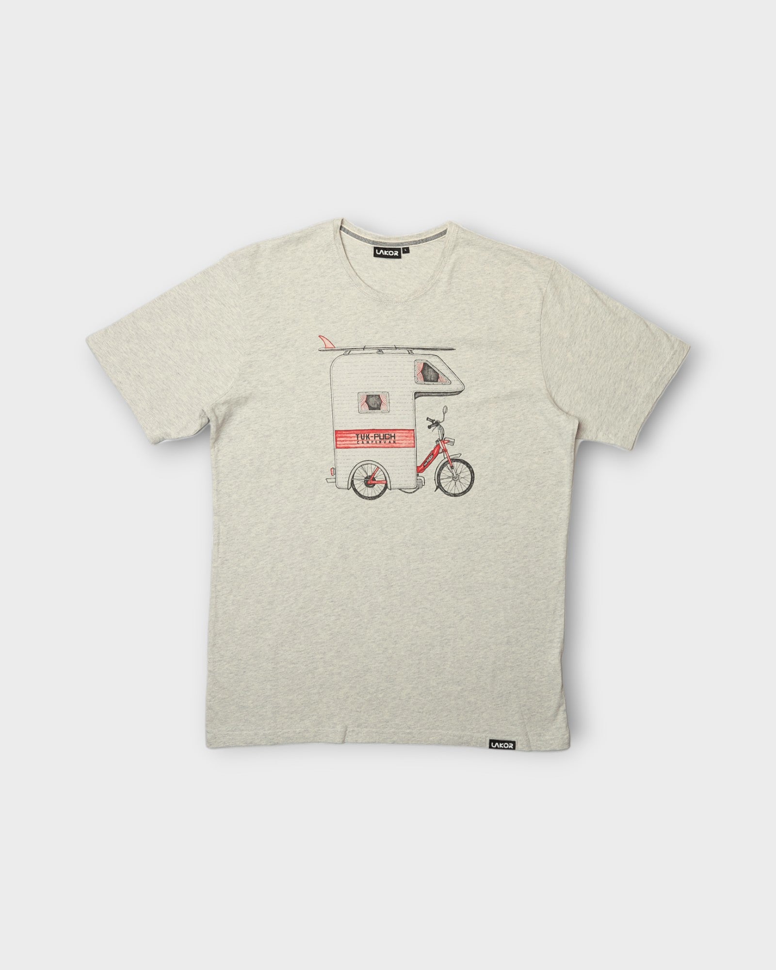 Tuk Puch T-shirt - Oatmeal Melange