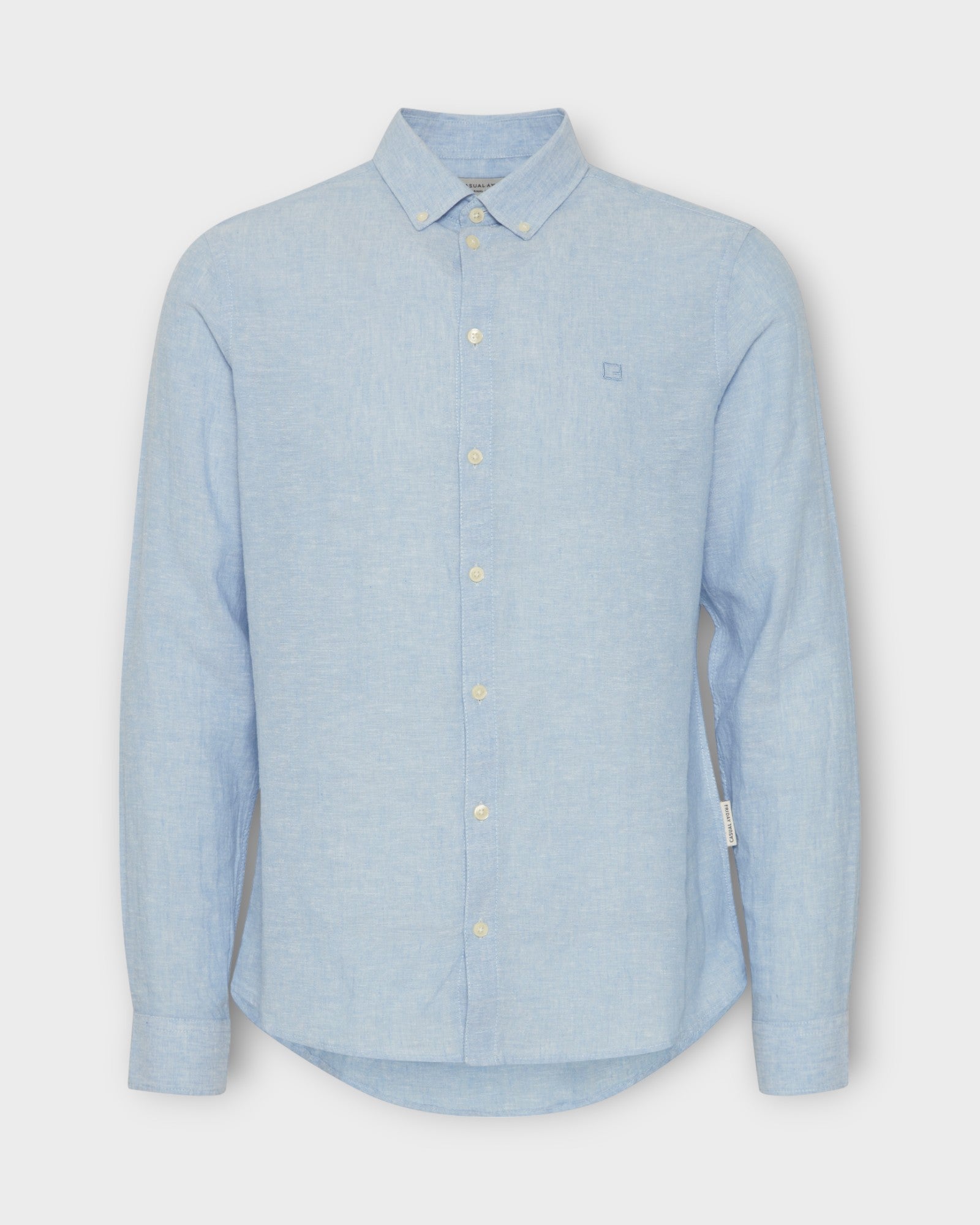 Anton Linen Shirt - Silver Lake Blue