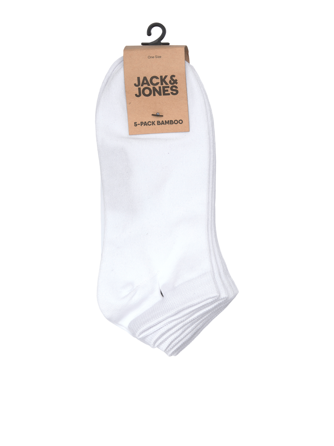 Basic Bamboo Short Sock 5 Pack - White