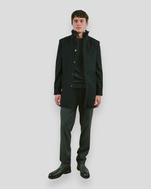 Ontario Slim Fit Coat - Black