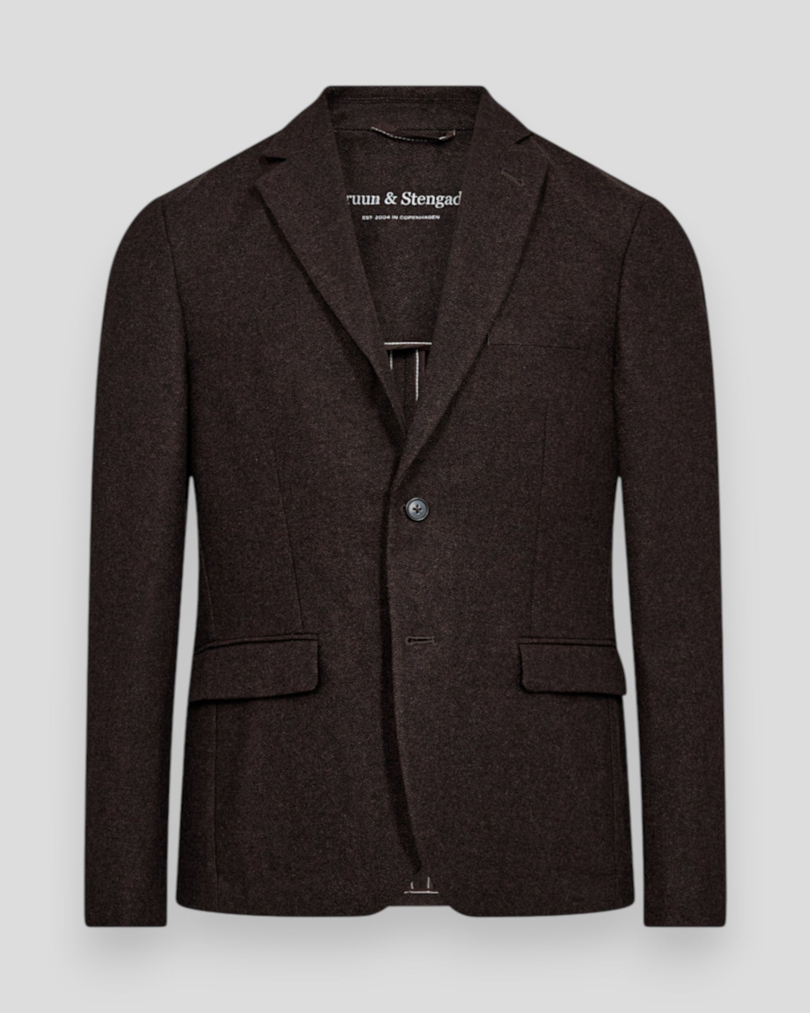 Macron Classic Fit Blazer - Brown