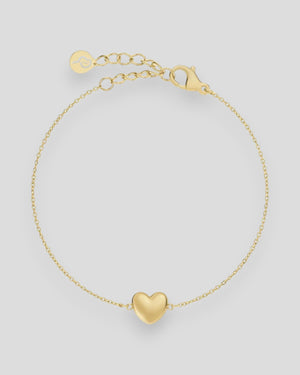 Guld Barley armbånd til kvinder fra Edblad Dame med fin, elegant design og glatte, sammenhængende kobberperler