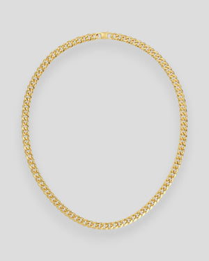 Gold Clark chain necklace for men by Edblad, featuring a sleek, modern design with interlinked chain links.