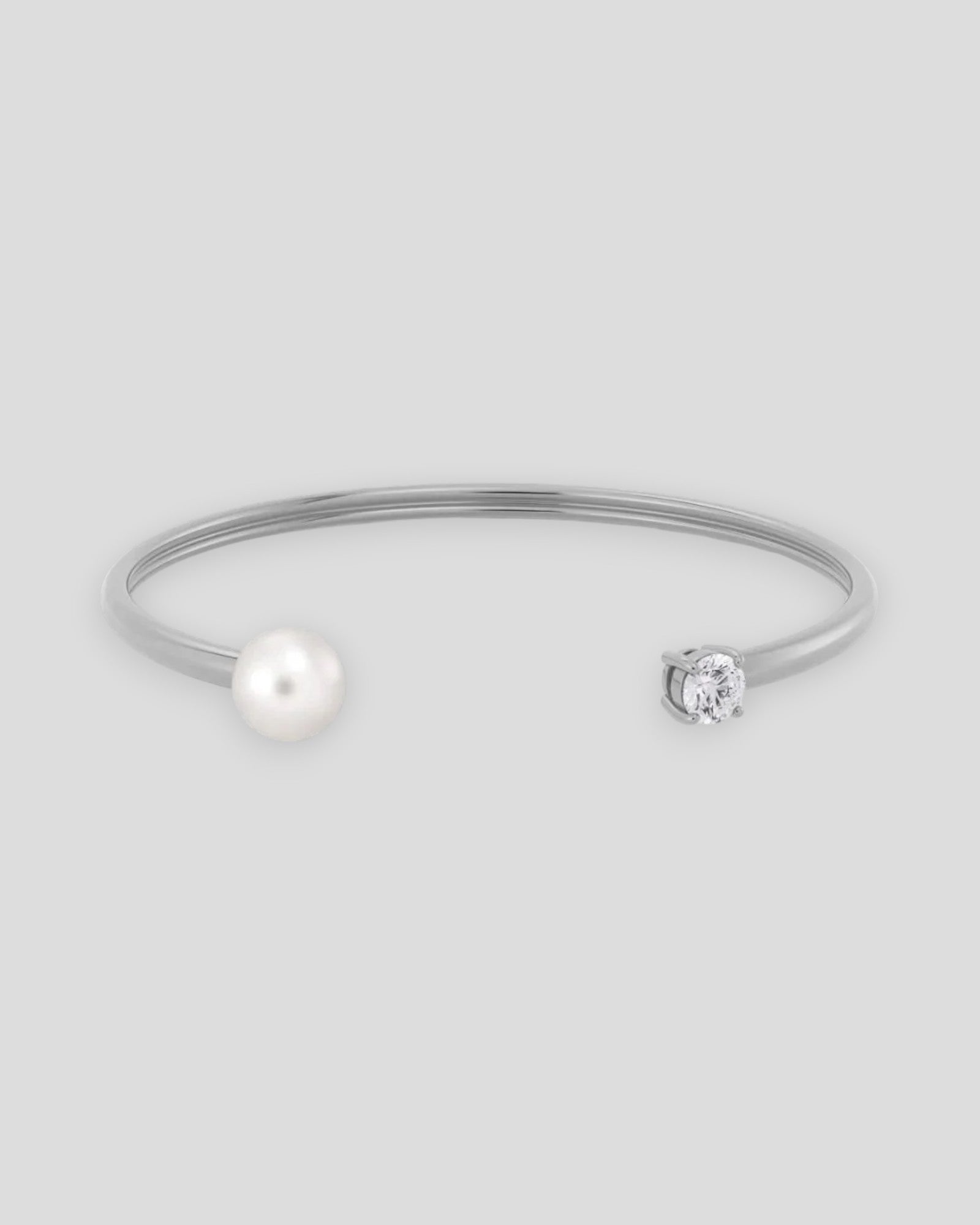 Luna Bangle - Silver
