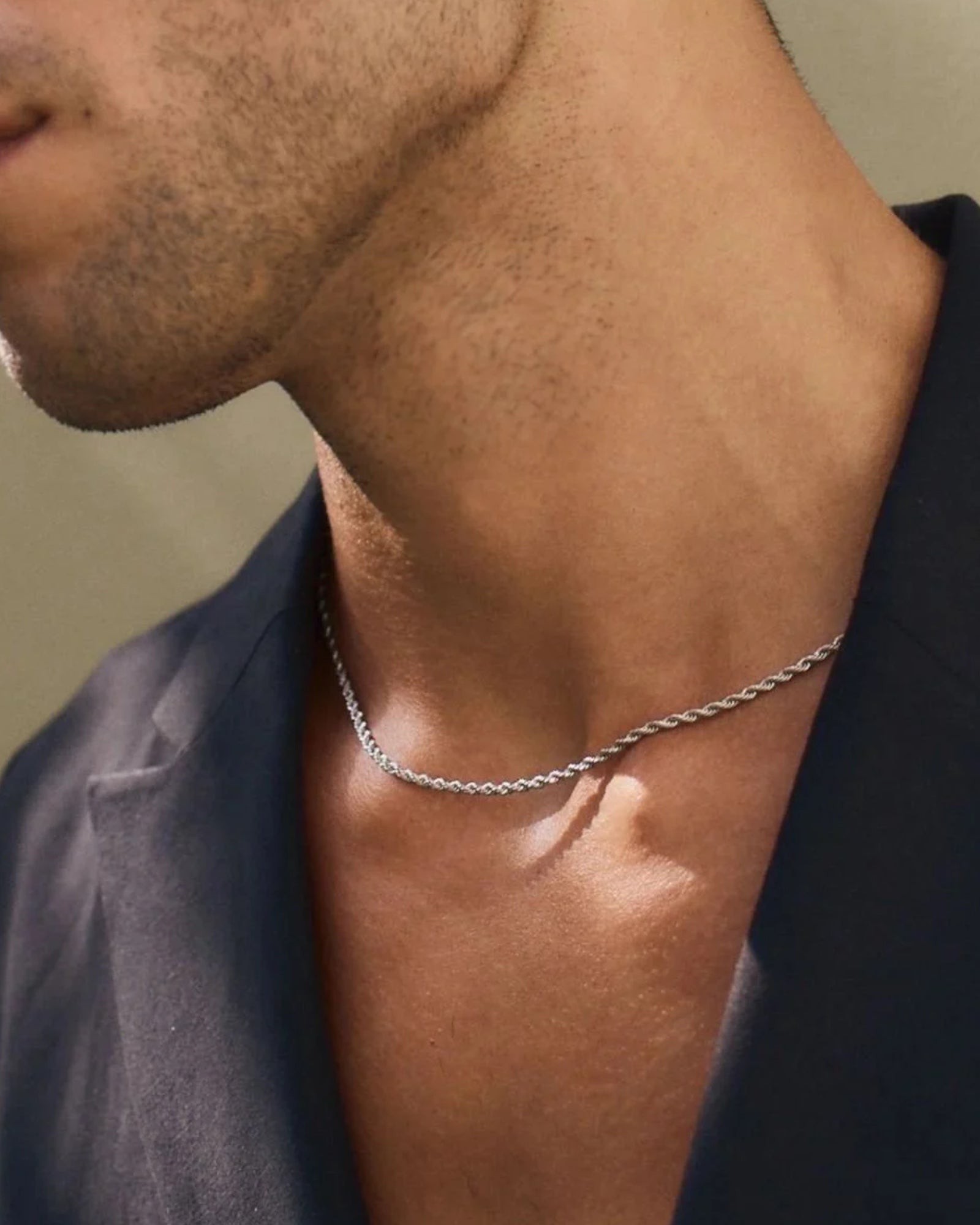 Steel Marvin men's necklace by Edblad featuring a sleek, modern design with a polished finish.