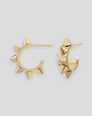 Dame øreringe Peak Creoles Small i guld fra Edblad, små og elegante kvinders øreringe i guld.