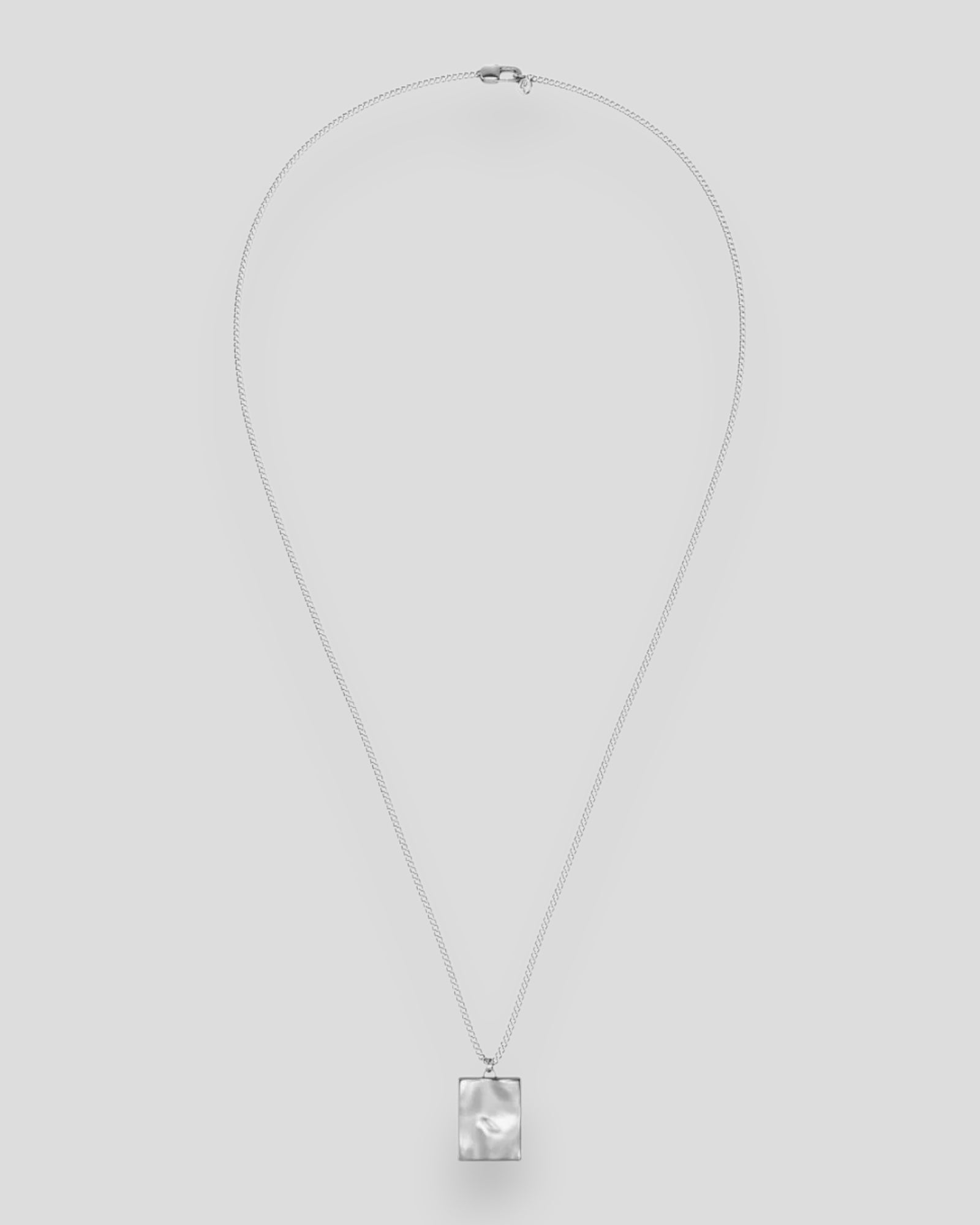 Men's steel River Necklace by Edblad featuring a sleek, minimalist design with a smooth, polished finish.