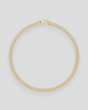 Gold Sam men's bracelet by Edblad featuring sleek, minimalist design with smooth metal links and secure clasp.