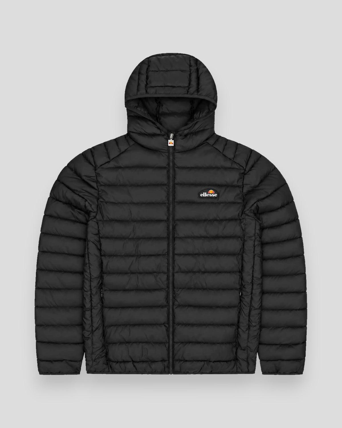 Ellesse Mattawa polstret jakke i sort med quiltet design og høj krave