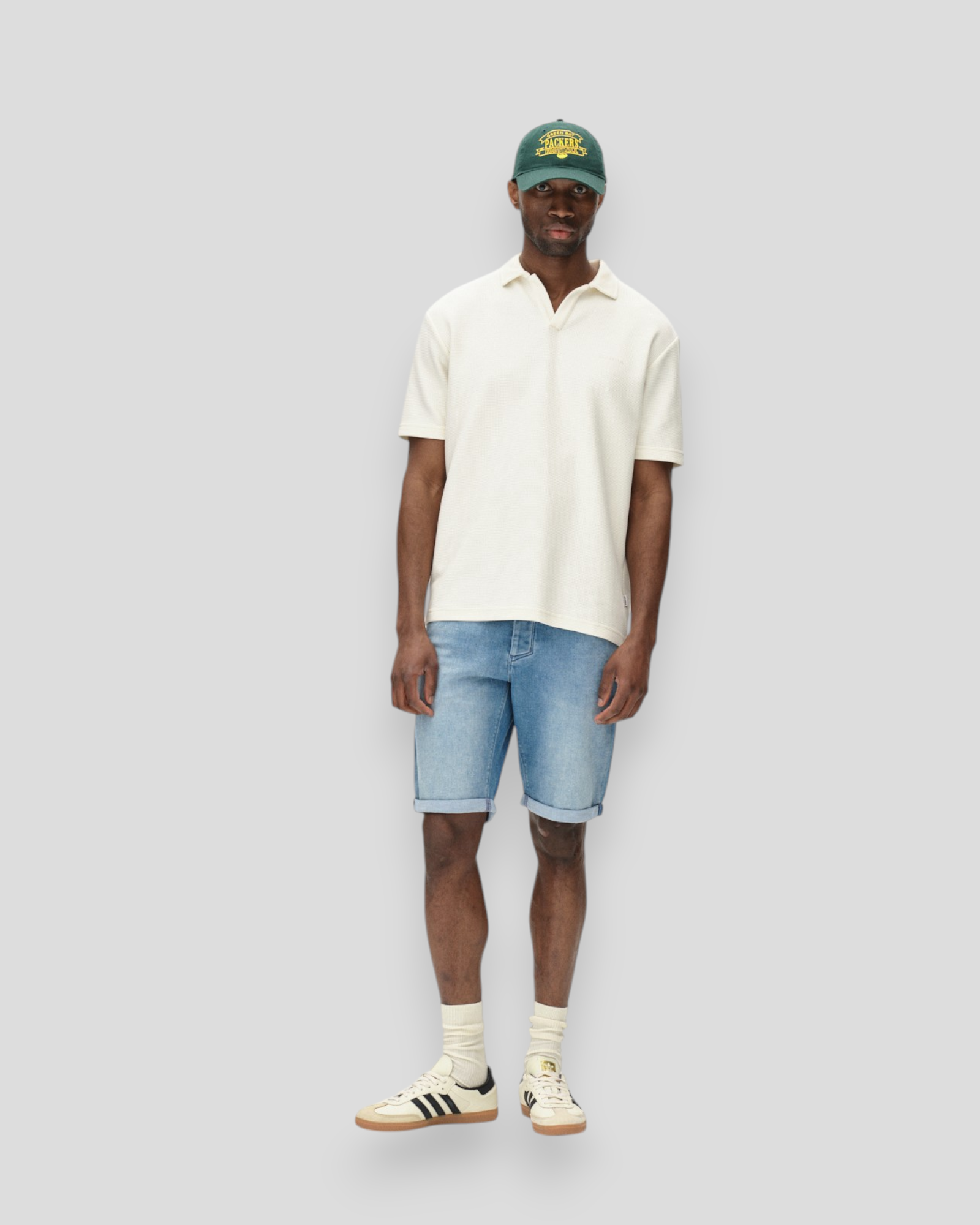 Jason SANZA denim shorts fra GABBA i lys blå – klassisk design og behagelig pasform til herre.