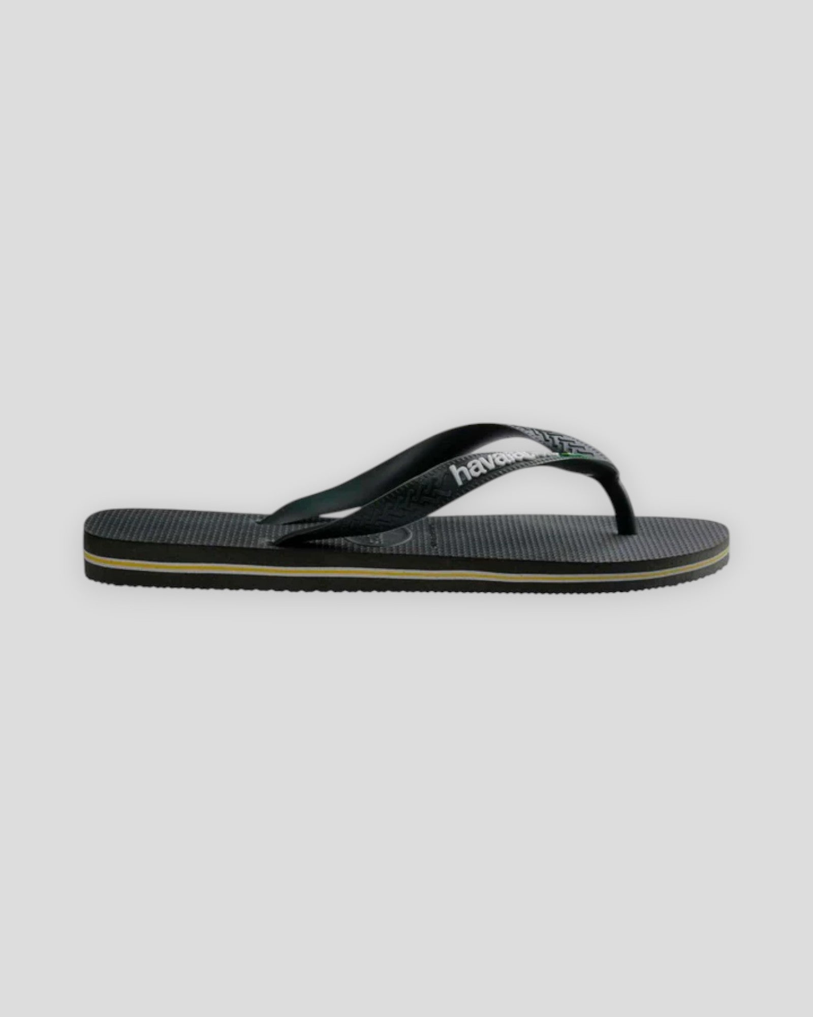 Havaianas Brasil Logo 5983 sandaler til mænd i grøn oliven, komfortabelt og stilfuldt sandaldesign.