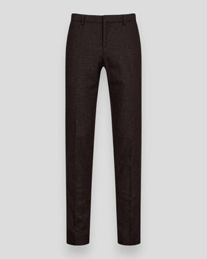 Melliw Classic Fit Suit Pants - Brown