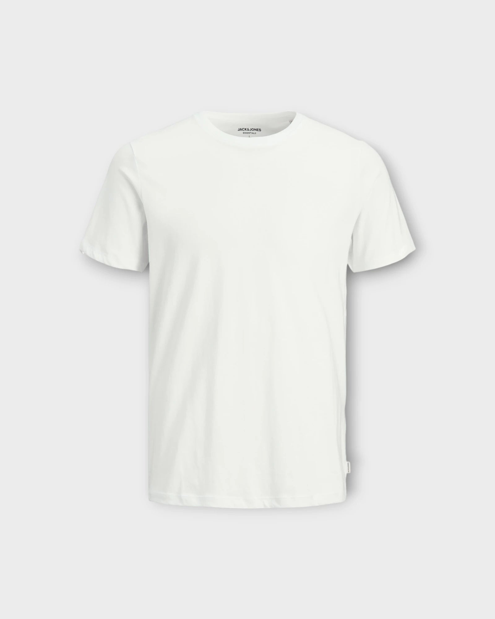 Organic Basic Tee Ss O-neck White - Hvid Jack and Jones Basic T-shirt til Mænd. Her set forfra.