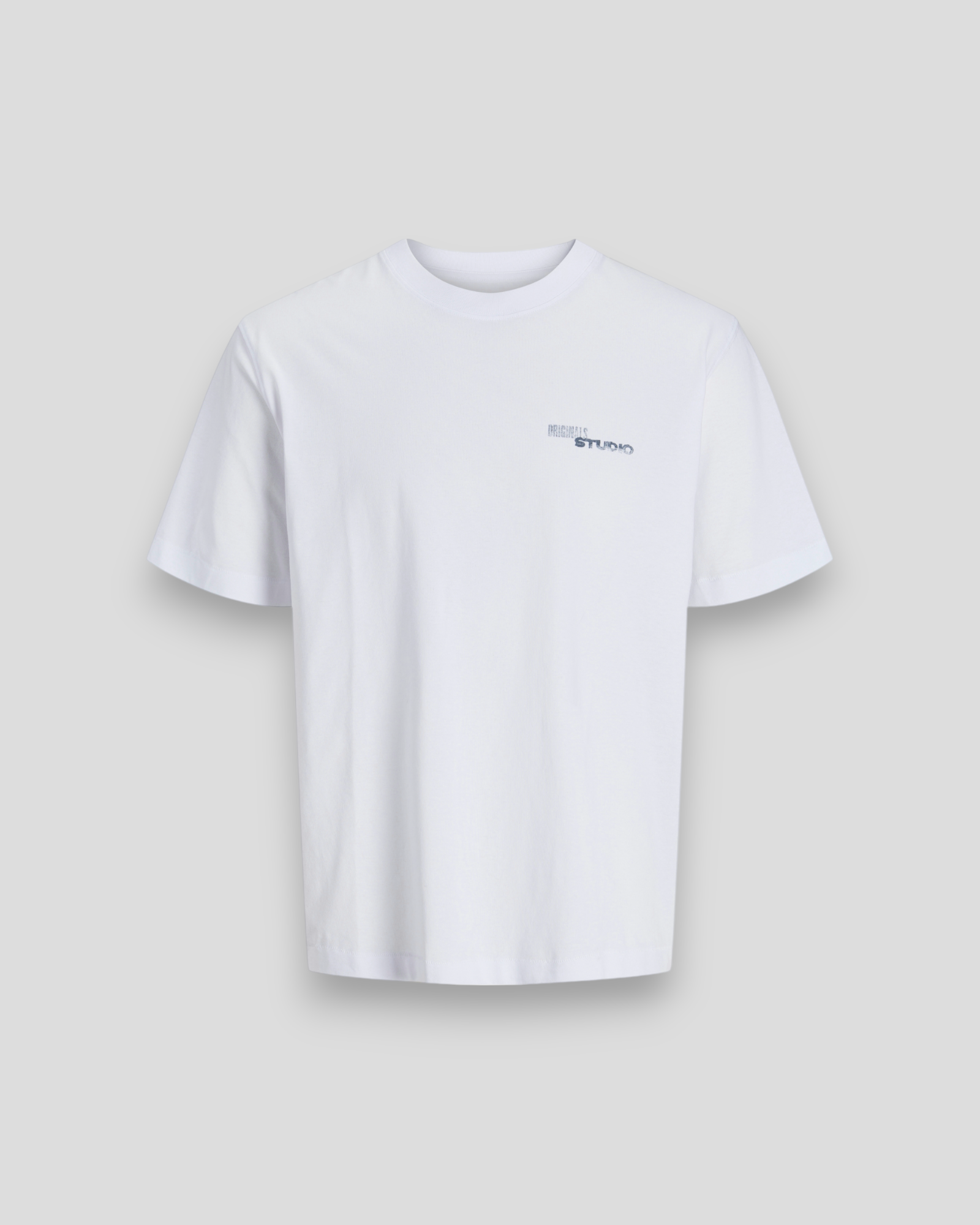 Jack And Jones Retiro Back Tee SS Crew Neck SE25 i Bright White – oversized tee med cool backprint