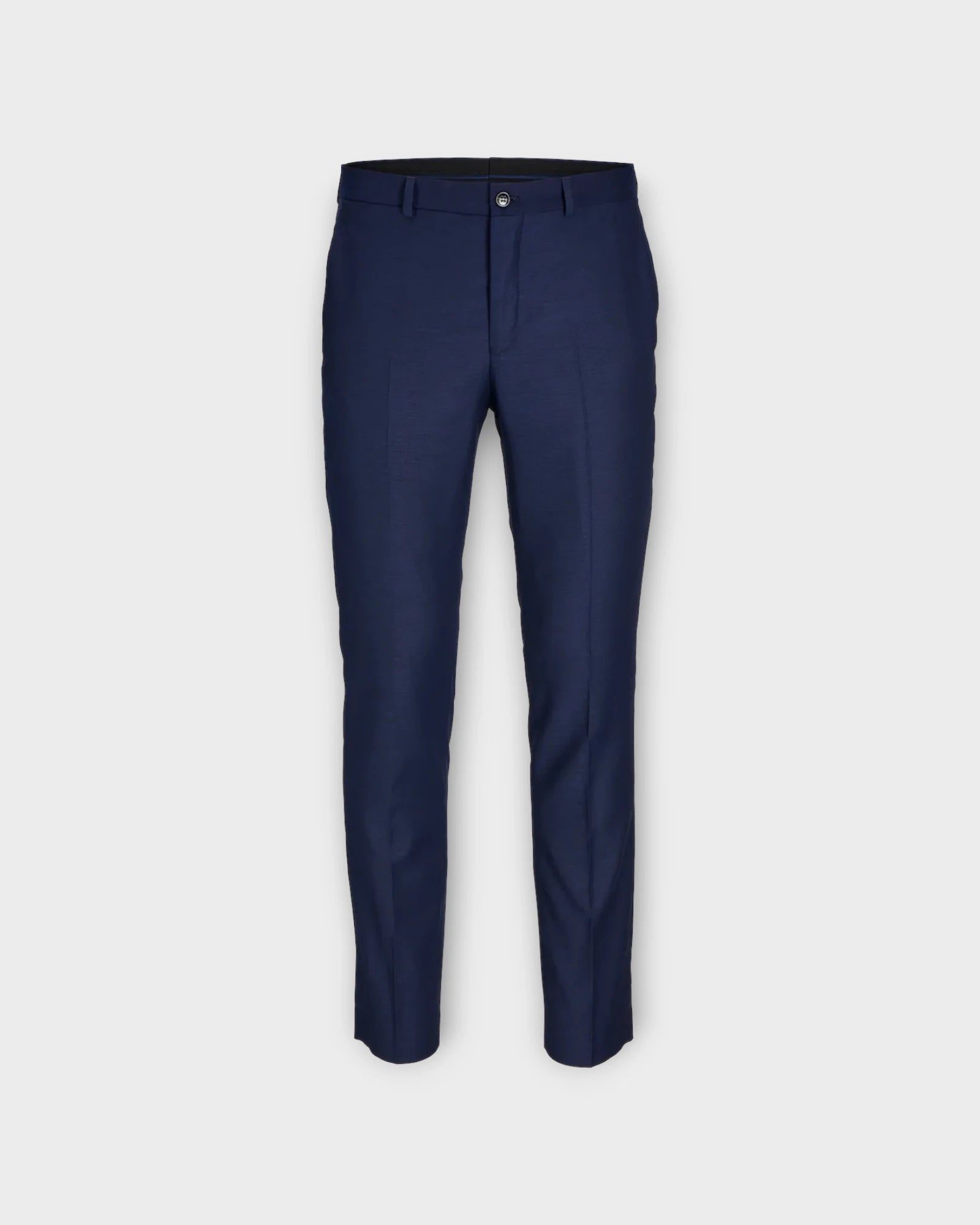 Solaris Trouser Dark Navy - Mørkeblå Jack and Jones Jakkesæts  Herre Bukser - Konfirmationstøj 2025 - Konfirmand. Her set forfra.