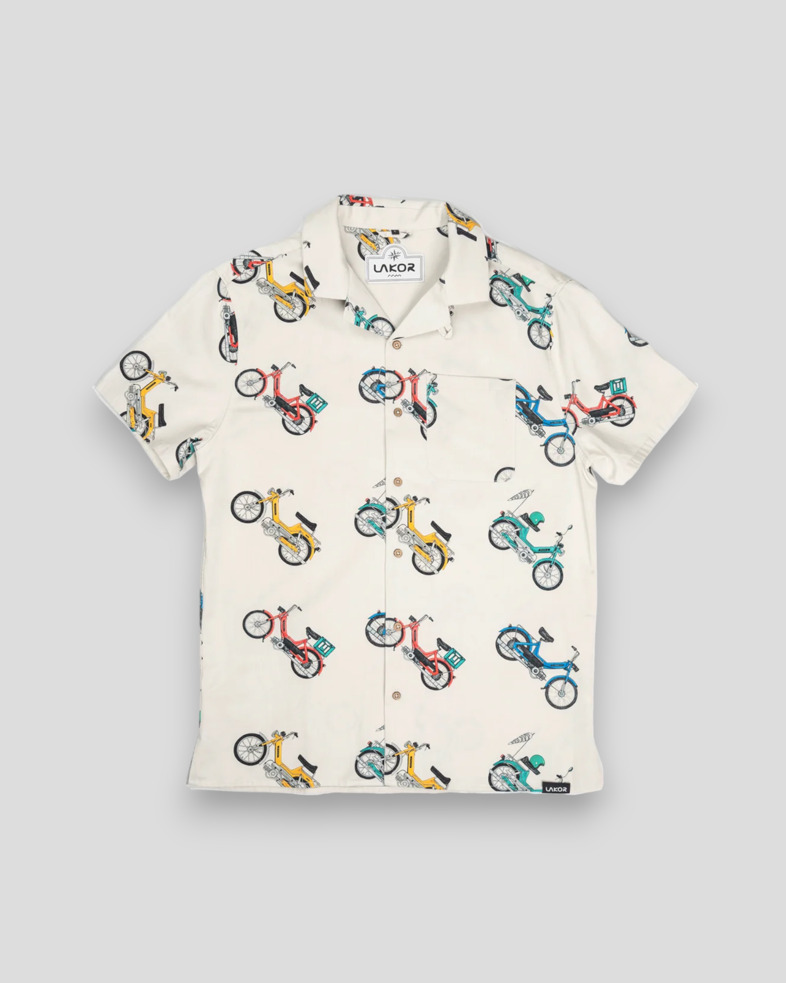 Puch Color Short Sleeve Shirt - Star White