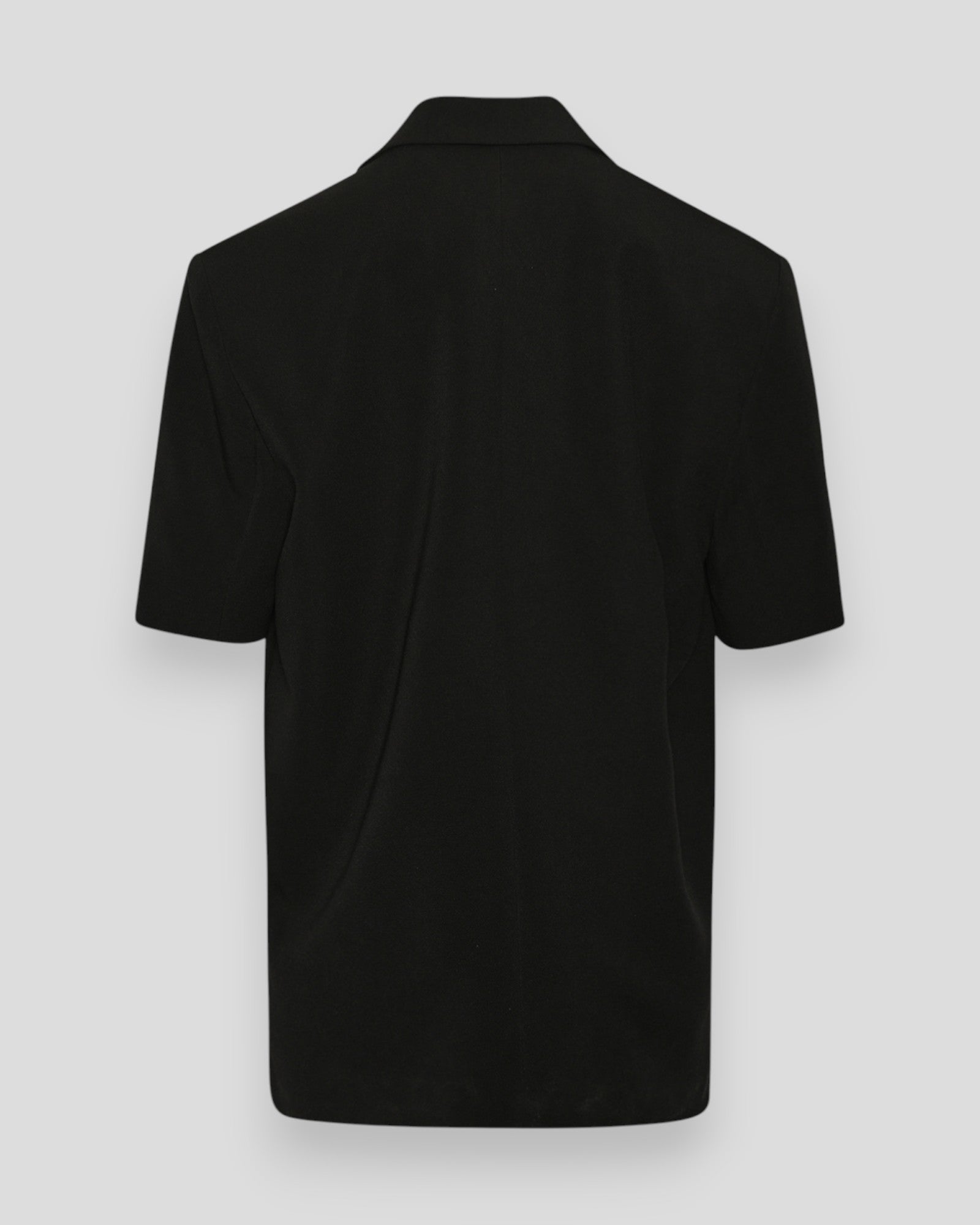 Noella N-Leanne black crop blazer for women, tailored fit with structured lapels and sleek design, perfect for stylish office wear.