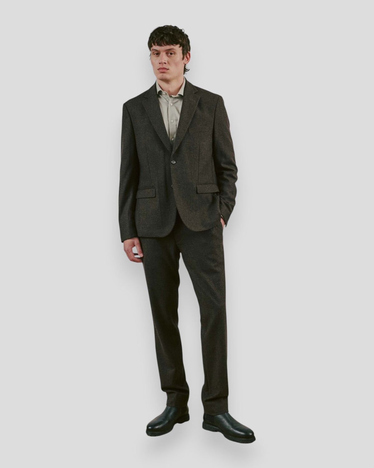 Macron Classic Fit Blazer - Brown
