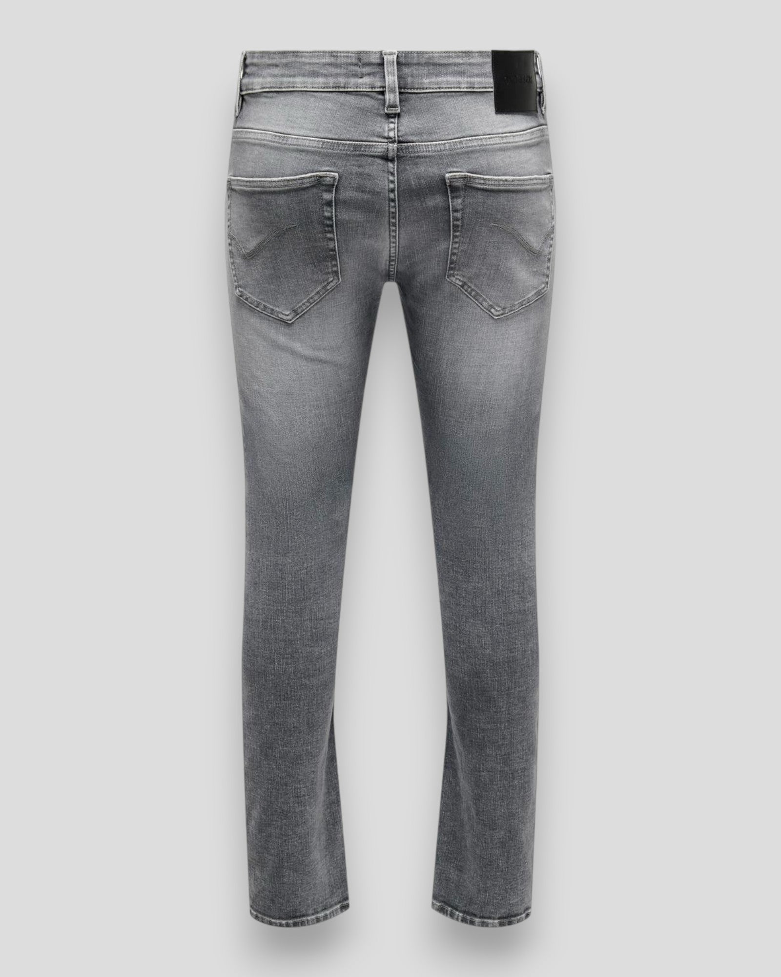 Moderne Loom Slim Jax MG 0419 DIA jeans fra ONLY AND SONS i Medium Grey Denim – perfekt slim fit pasform