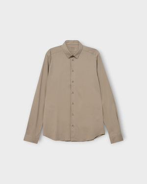 Marco Crunch Jersey Shirt Soft Kit - Sandfarvet Mos Mosh Gallery Skjorte. Her set forfra.