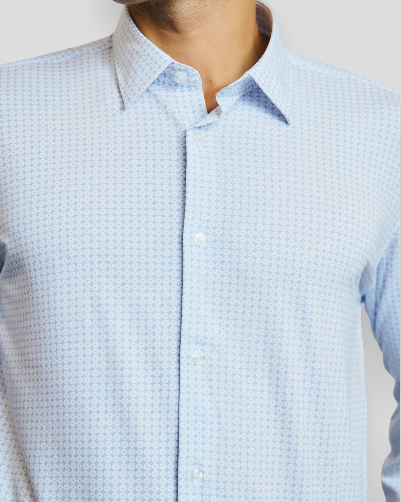 Moreno Performance Fit Shirt - White