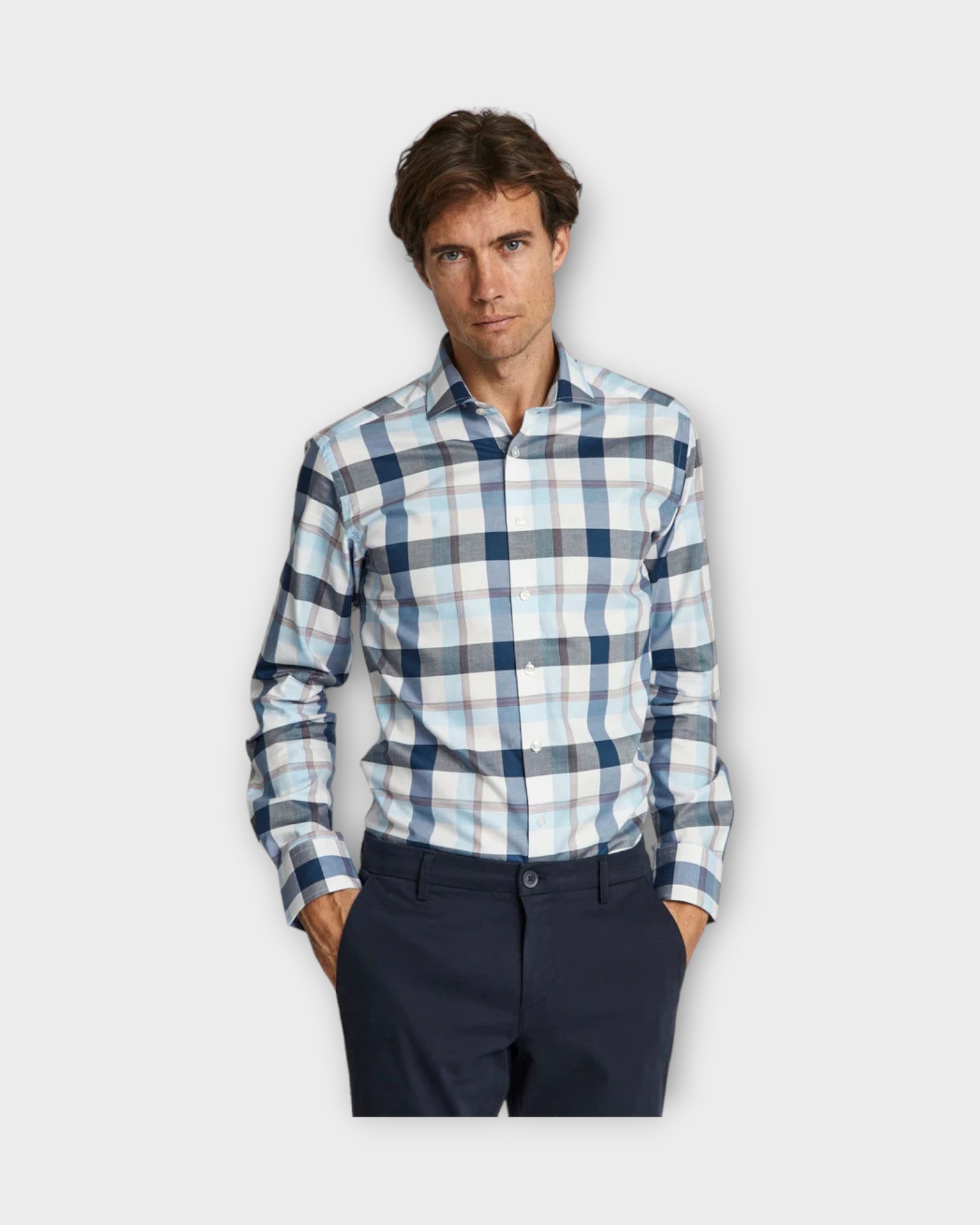 Newton Modern Fit Shirt - Blue